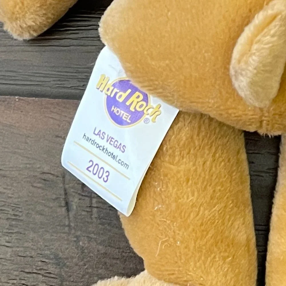 NWT Herrington Hard Rock Hotel Las Vegas Limited Edition 2003 Holiday Teddy Bear - Picture 8 of 8